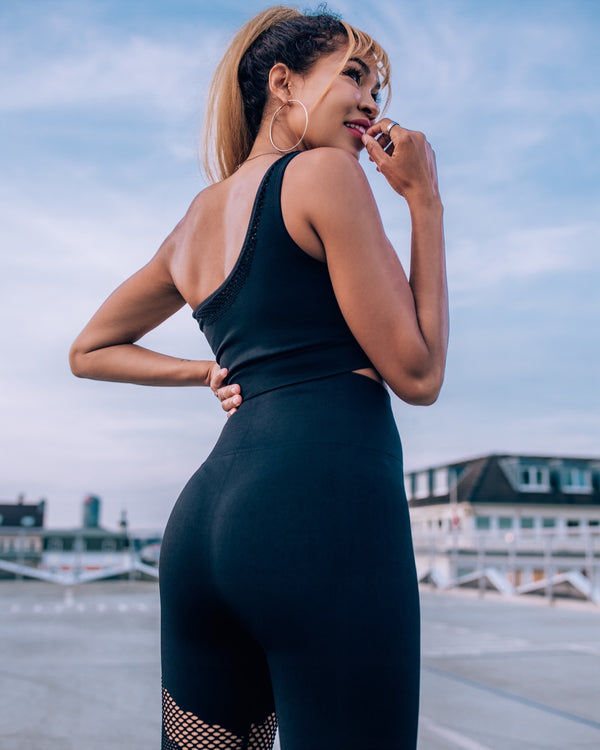 Glowy Leggings I Black